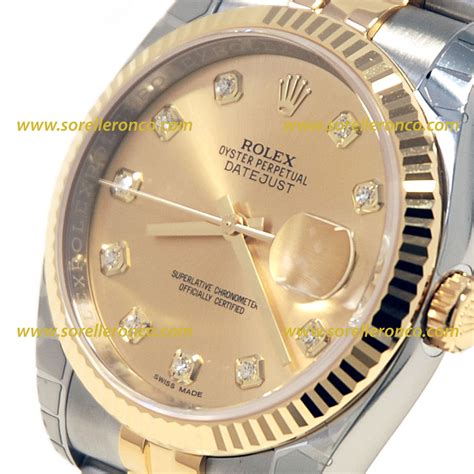 prezzo rolex datejust acciaio oro